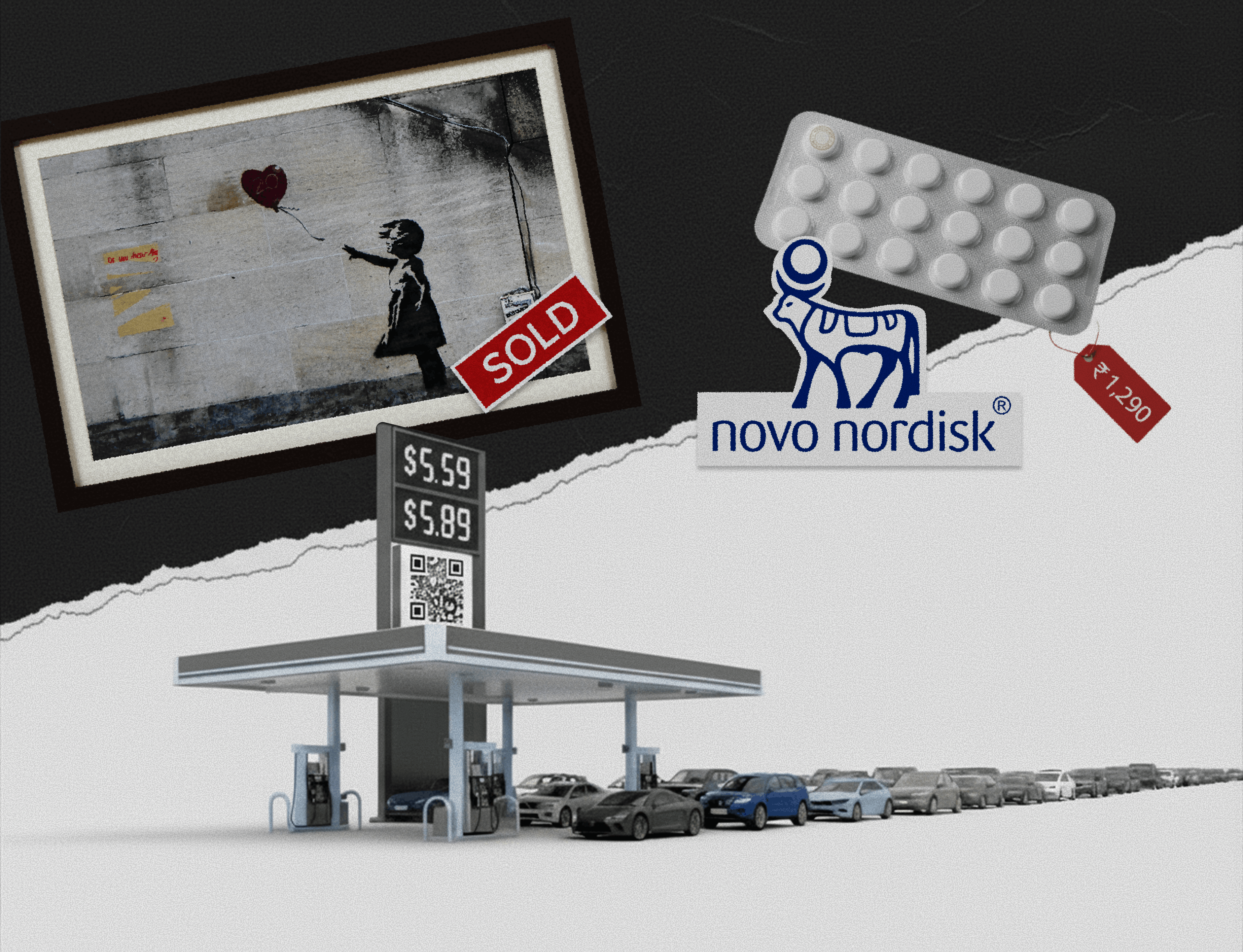 Iran war equates to a 4 day work week, Typos are the ultimate status symbol, NBA comes of Europe, Every can get skinny for less (generics are coming), Banksy exposed (not himself)