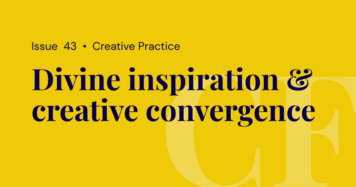 I felt jealous. Then I remembered what creativity really is.