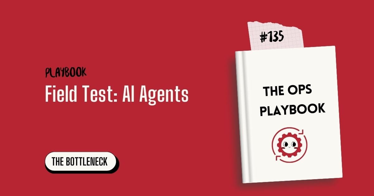 ⚙️ Ops Playbook #135