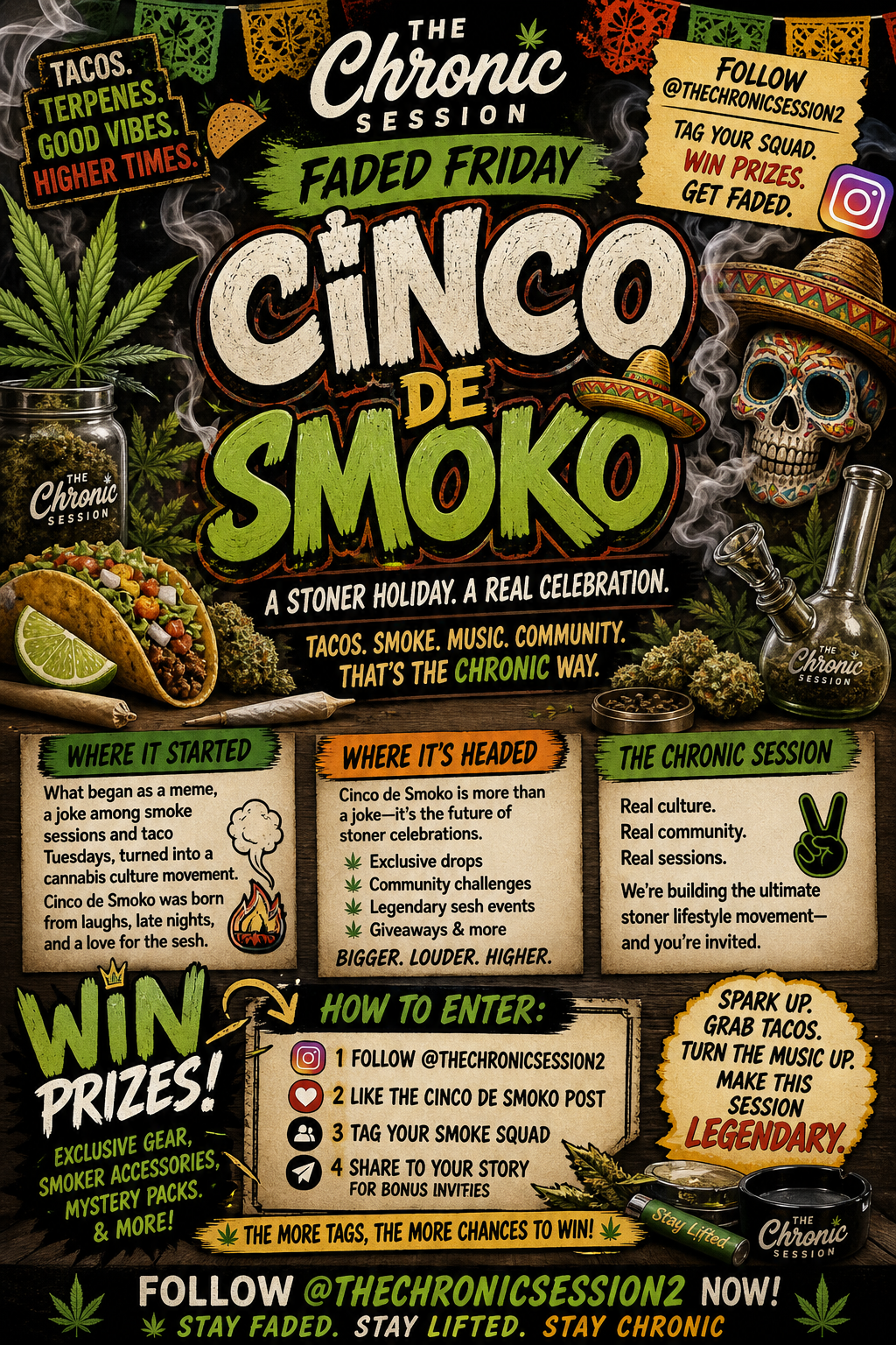 Welcome to Cinco de Smoko