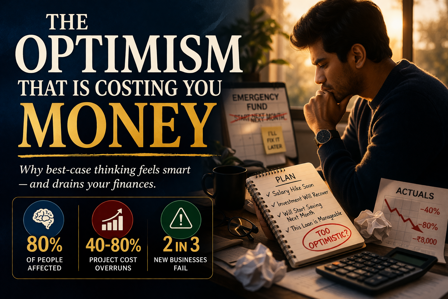 Your plan only works if nothing goes wrong.