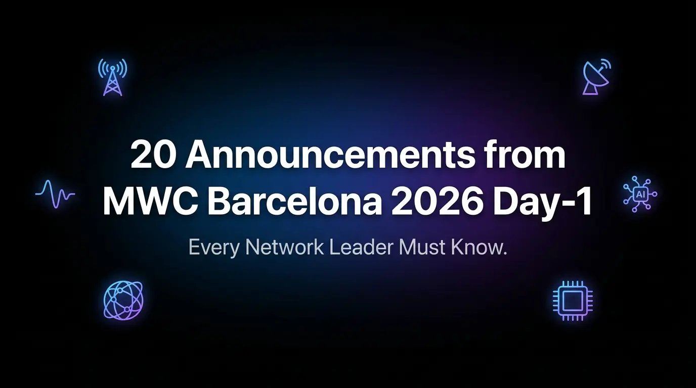 MWC Barcelona 2026: 20 Announcements in Day-1 Every Network Leader Must Know