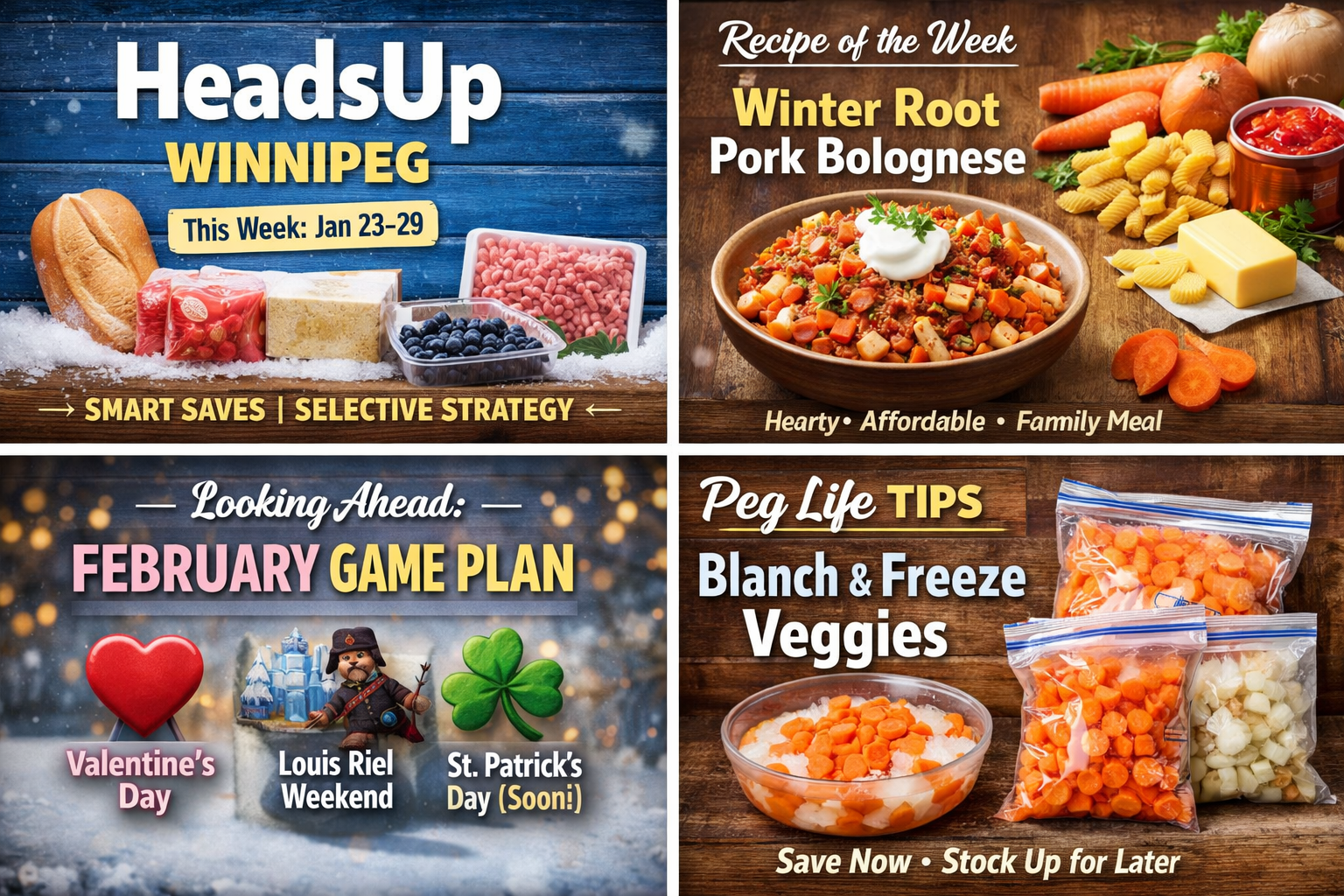 HEADSUP WINNIPEG Price Watch Weekly | 23Jan26