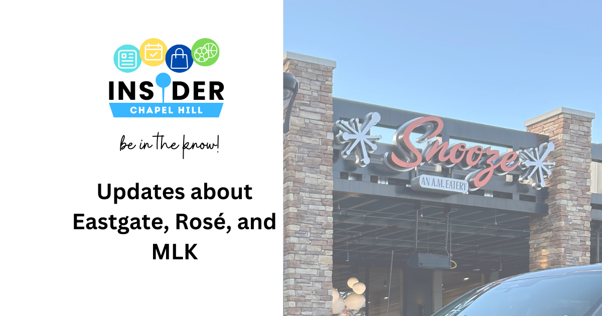 Eastgate Update, MLK Day+Rosé and Roses Soirée