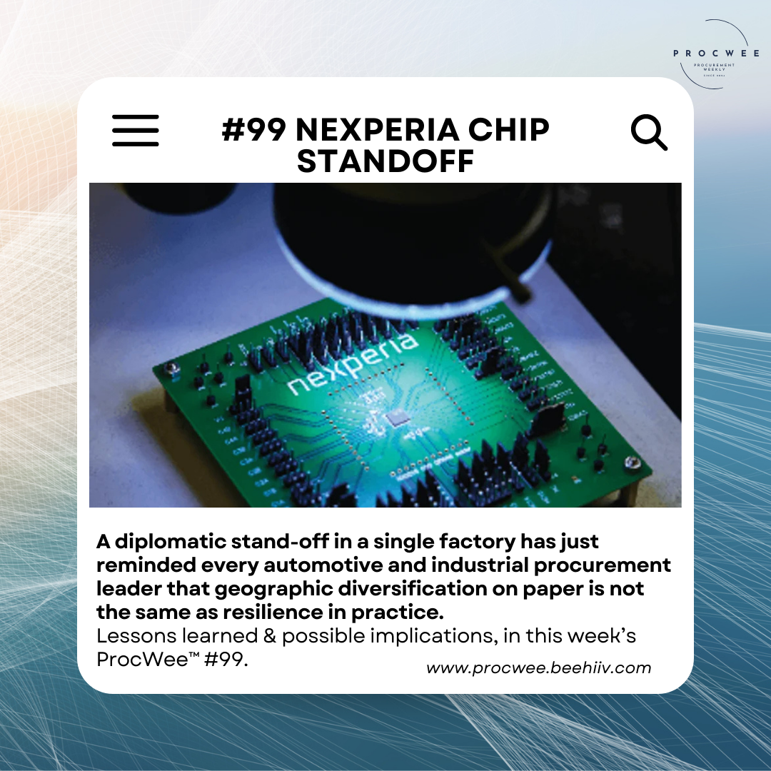 NEXPERIA CHIP STANDOFF | Issue #99 | 26 November 2025 
