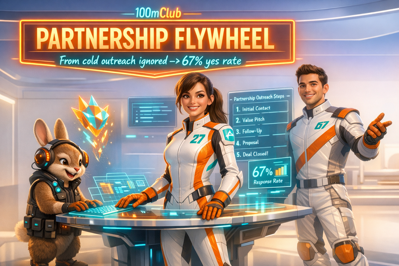 The partnership marketing flywheel: Land cold partnerships easily