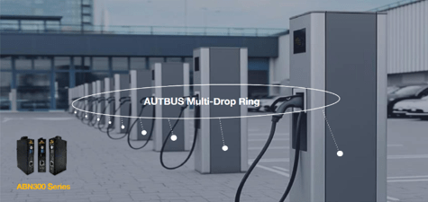 AUTBUS como solución para el ahorro de cableado y aumento de fiabilidad en instalaciones de cargadores eléctricos en parkings
