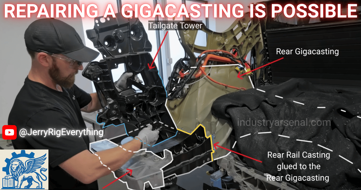 How To Repair a Gigacasting. The Most Documented Repair Yet
