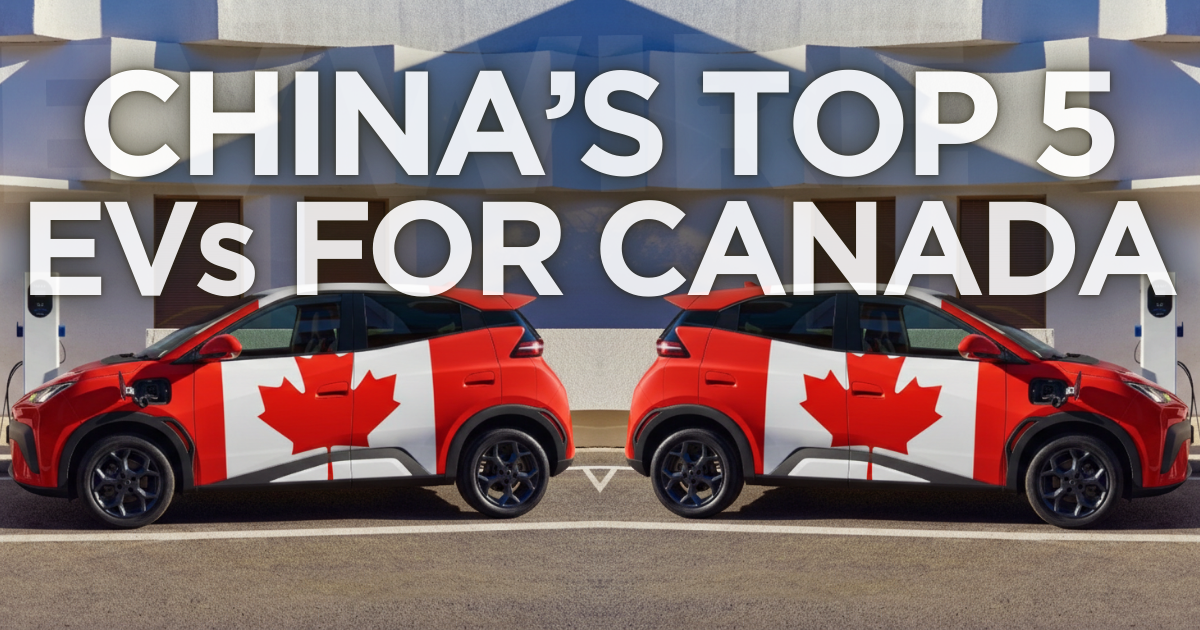 Top 5 Chinese EVs that could win over Canadian drivers