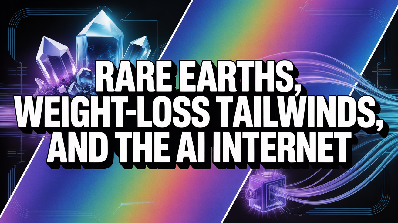 Rare Earths, Weight-Loss Tailwinds, and the AI Internet