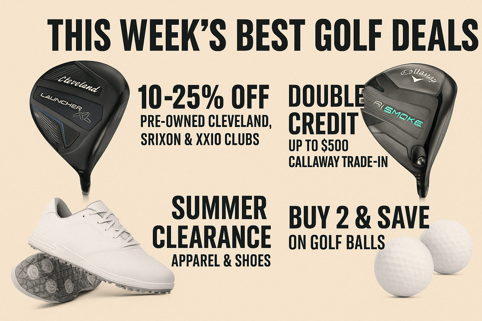 💸 $500 Bonus for Your Old Clubs + Massive Clearance Deals
