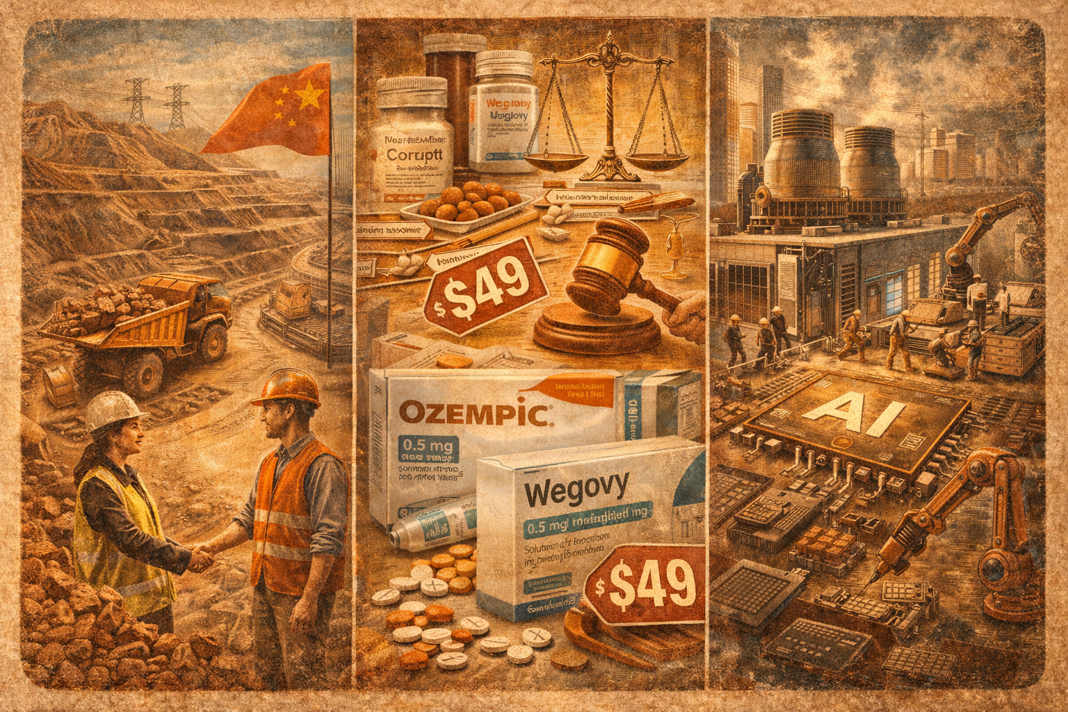 Copper Politics | GLP-1 Clashes | AI Goes Physical