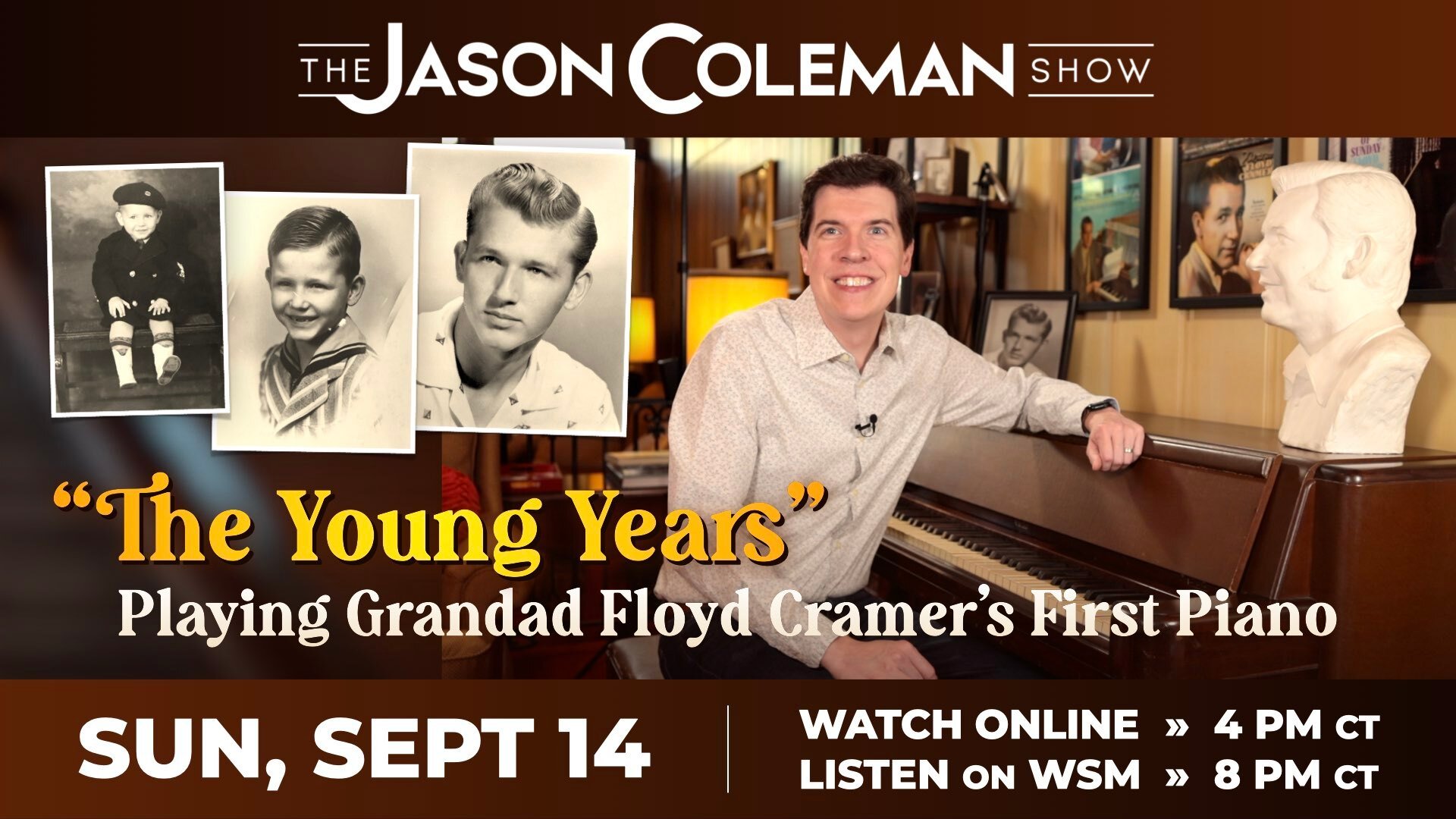 Can you believe 5-year-old Floyd Cramer played these very keys? 🎹