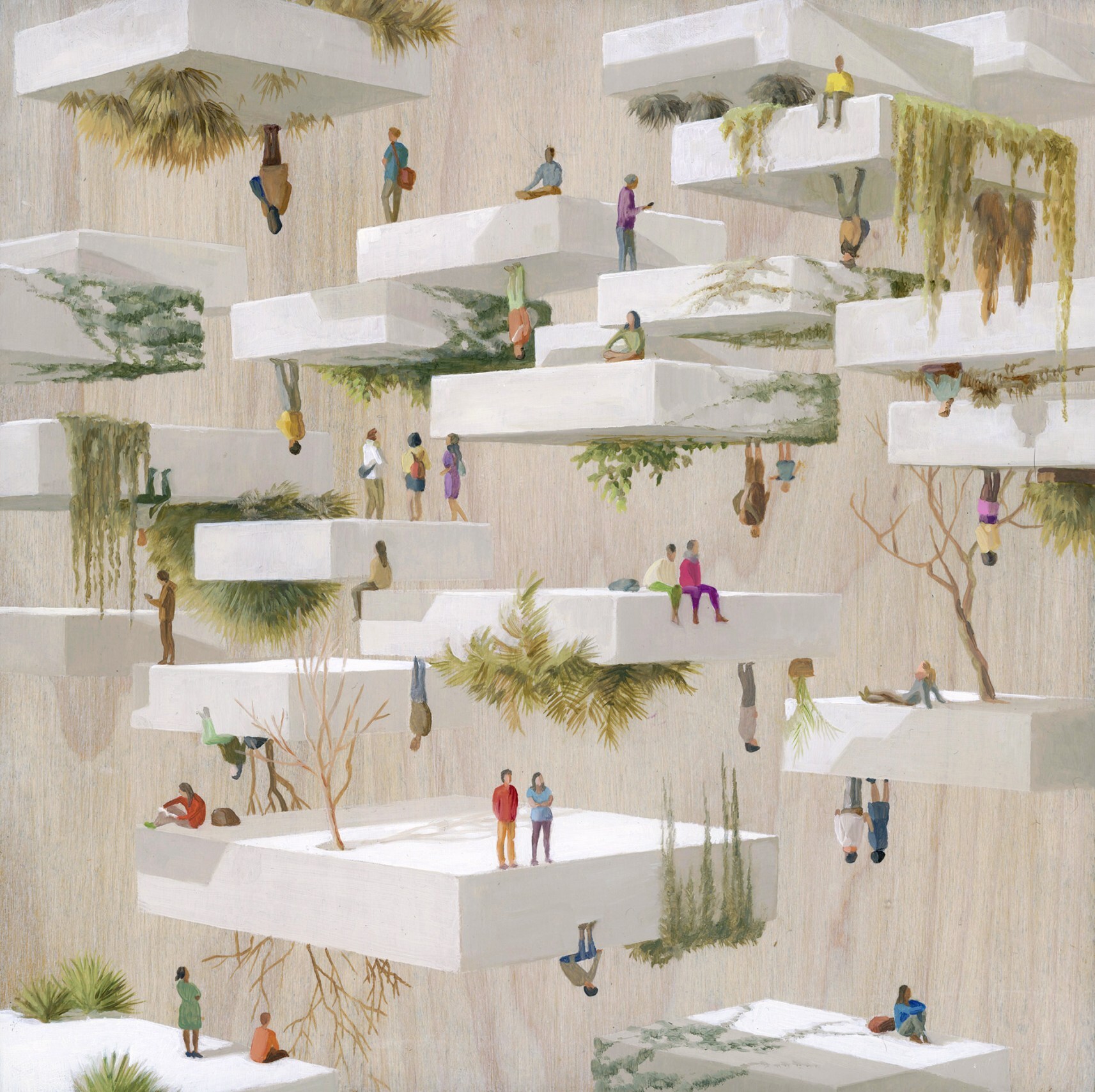 The Floating, Multi Dimensional Painting of Cinta Vidal