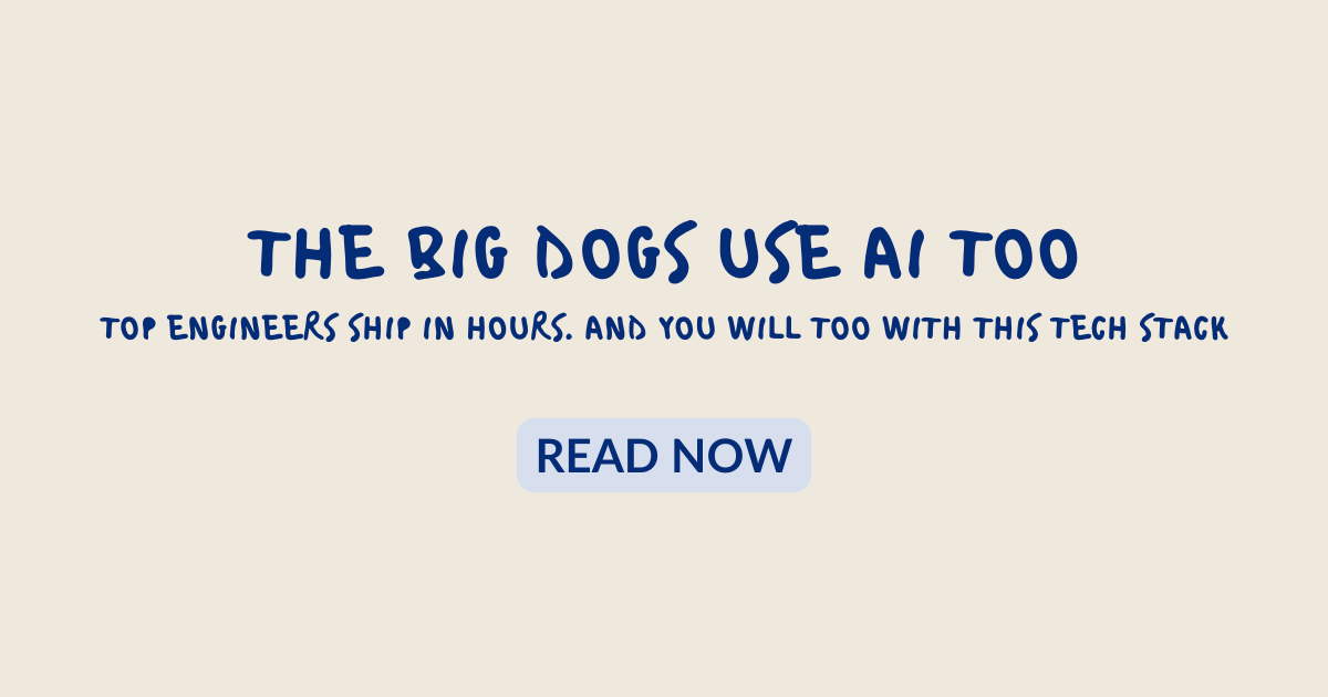 The big dogs use AI too