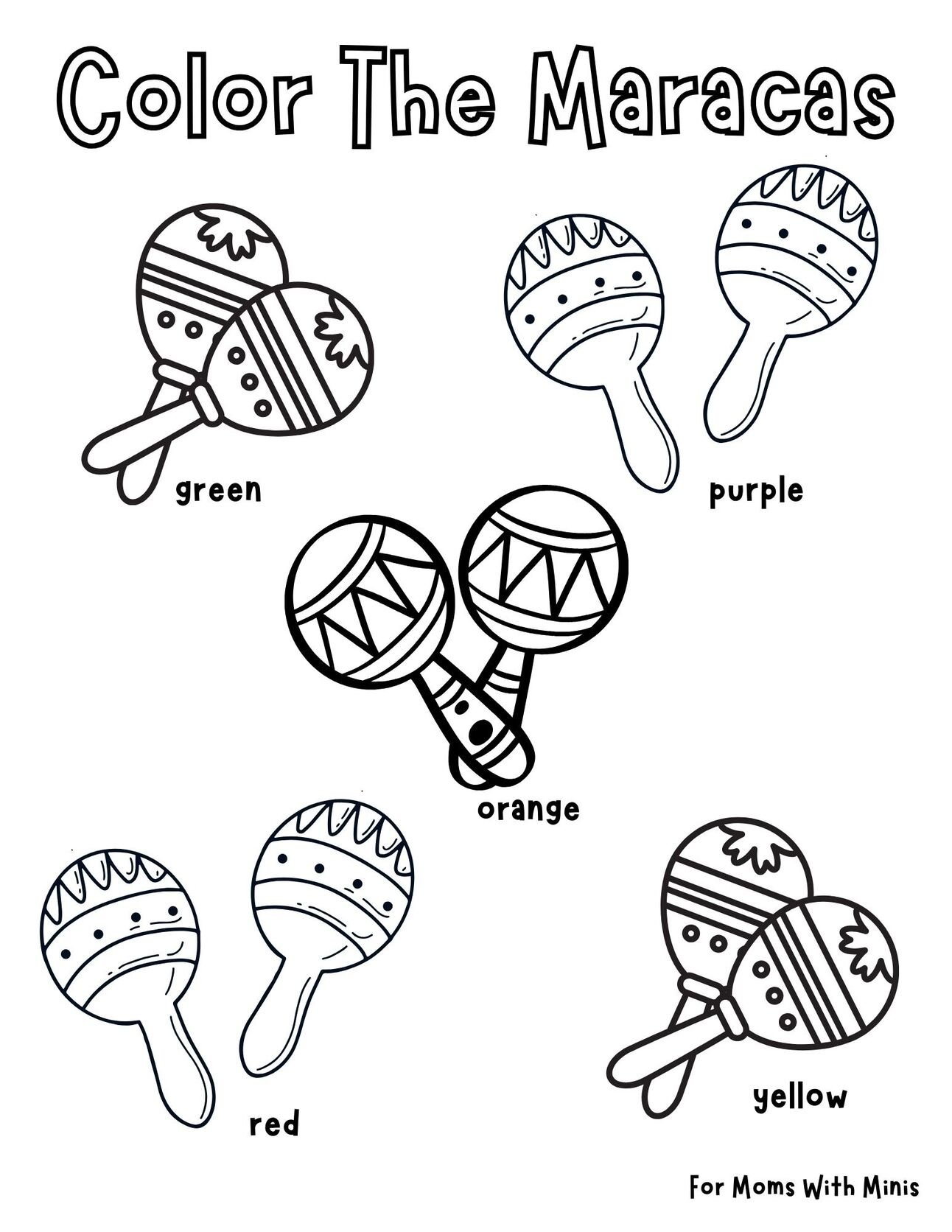 Color The Maracas