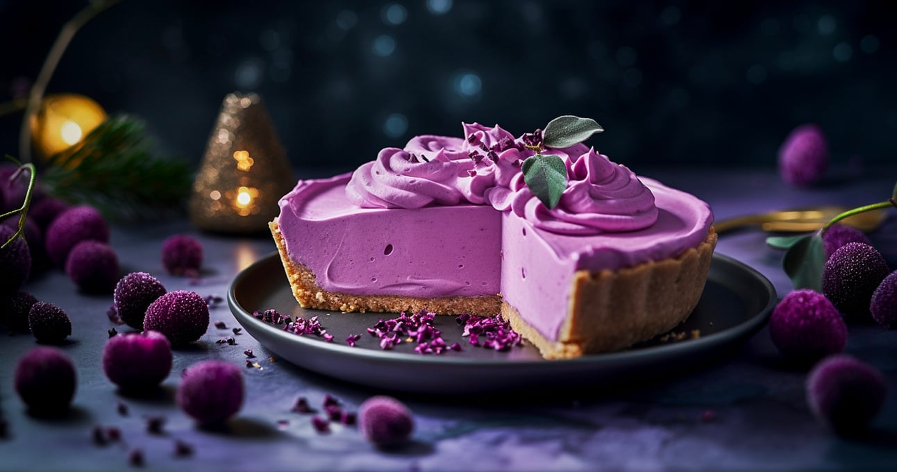 Whipped Purple Sweet Potato Pie