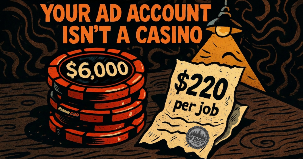 You'd Never Let a Ground Guy "Try Stuff" With a Saw