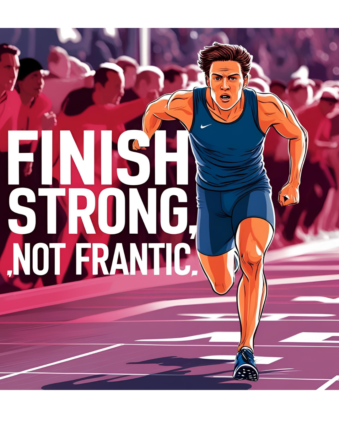 Finish Strong, Not Frantic