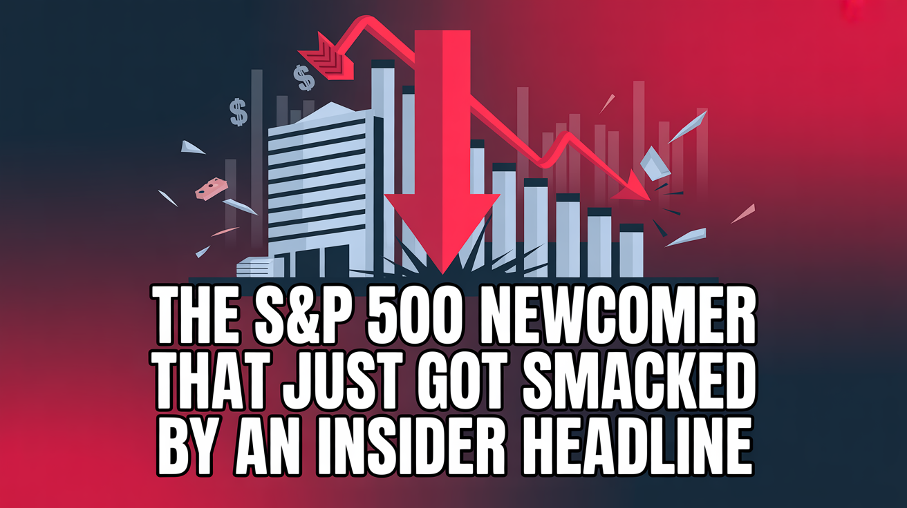 The S&P 500 Newcomer That Just Got Smacked By an Insider Headline