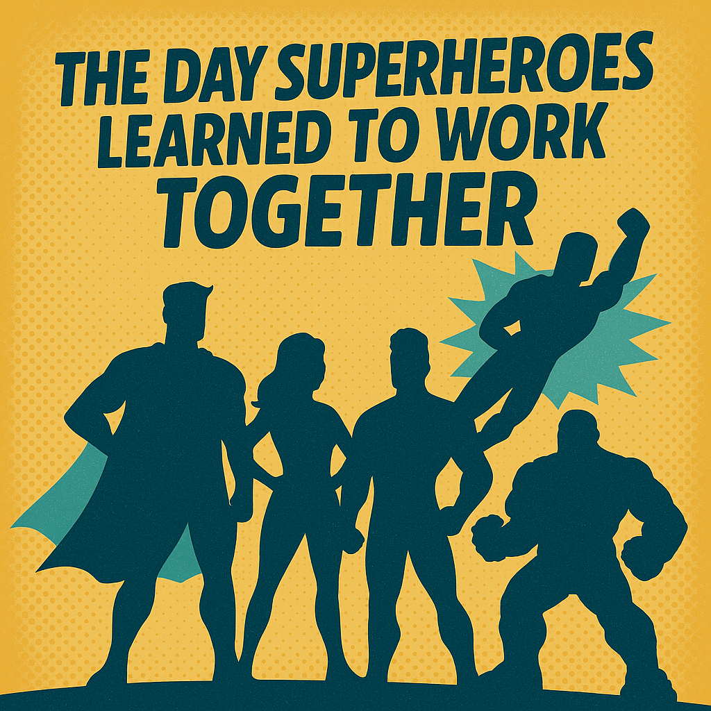 🦸‍♂️ THE DAY SUPERHEROES LEARNED TO WORK TOGETHER