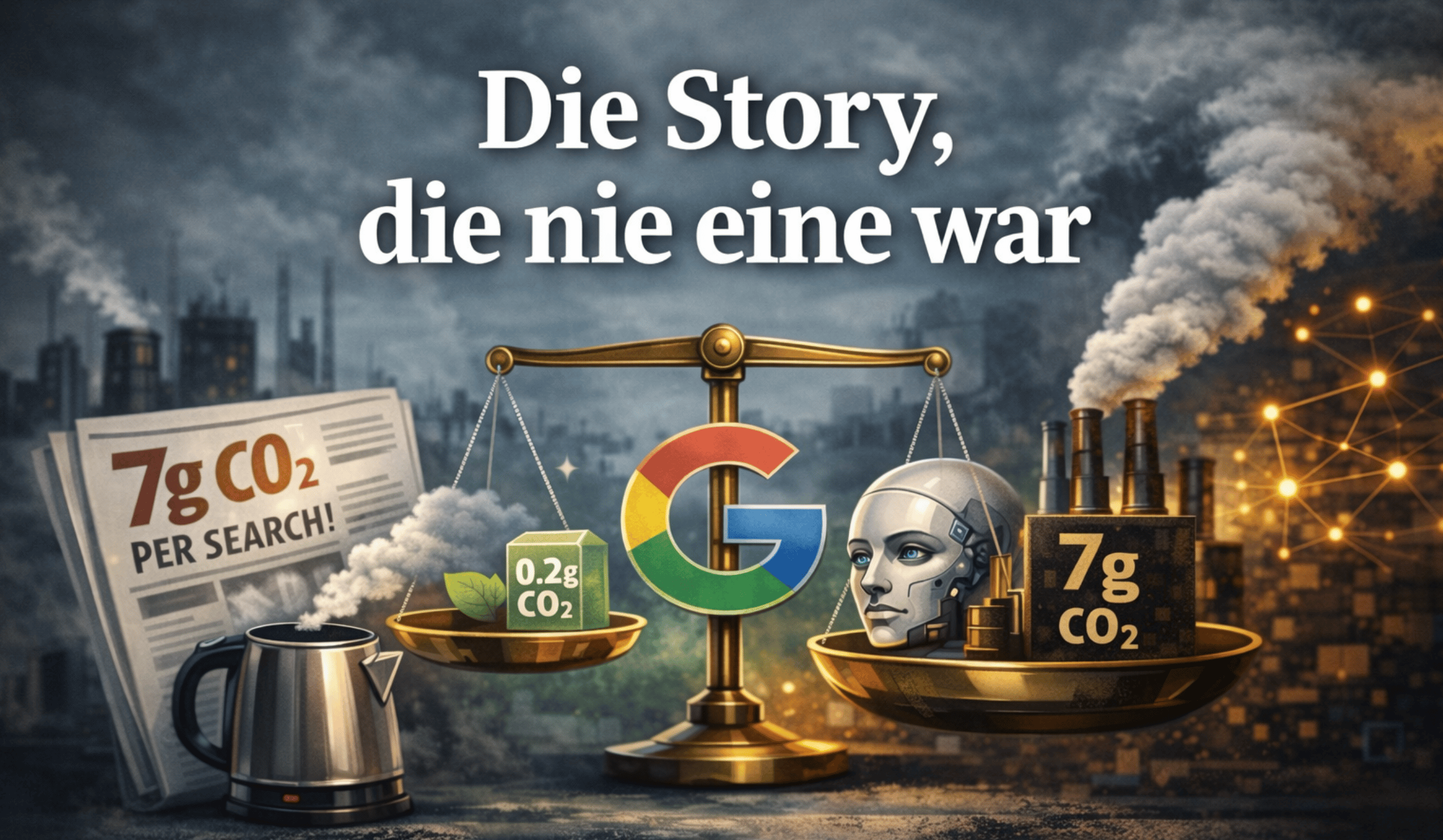 Wie eine Zeitung sich über Googles CO2-Fussabdruck irrte – und was das mit KI zu tun hat