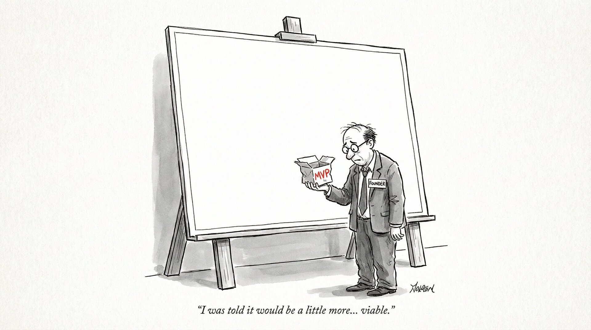 The thing you ship will disappoint you