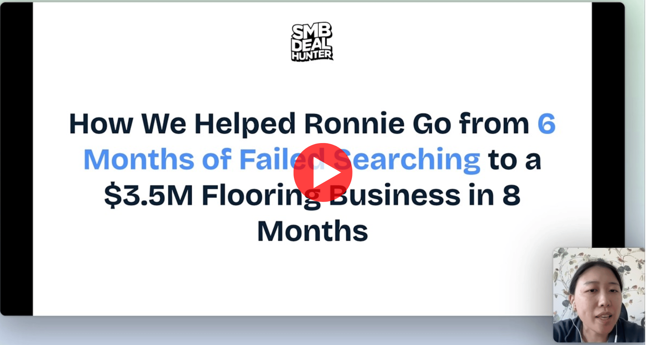 Healthcare Exec -> $3.5M Premium Flooring Company  