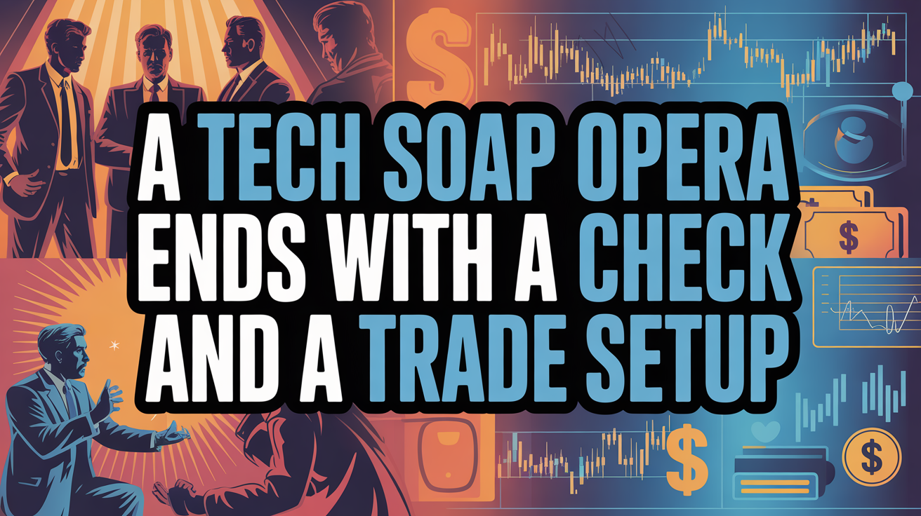A Tech Soap Opera Ends With A Check And A Trade Setup