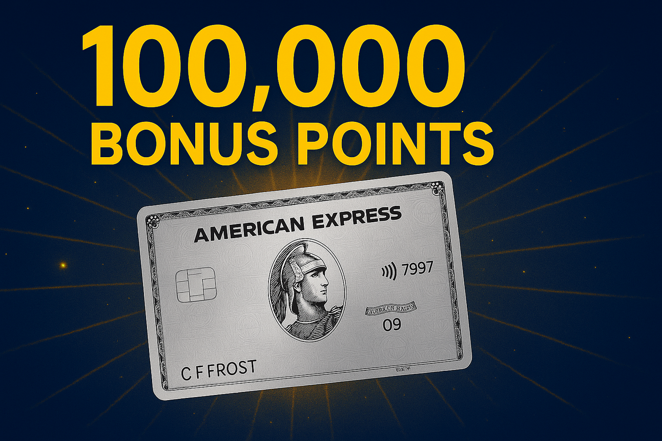ENDING TONIGHT: American Express Platinum 100,000 Point Welcome Bonus - The Biggest UK Offer I've Ever Seen