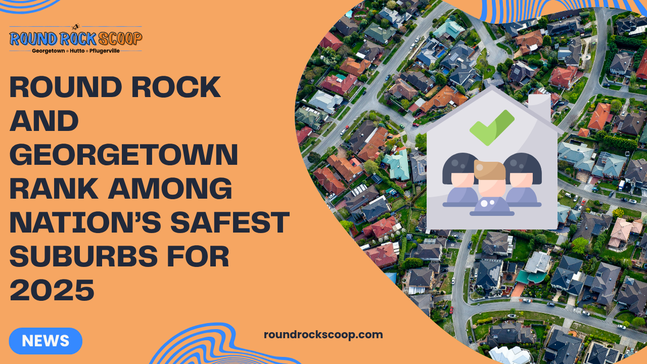 Round Rock and Georgetown rank among nation’s safest suburbs for 2025