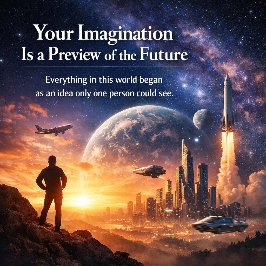 Your Imagination Is a Preview of the Future