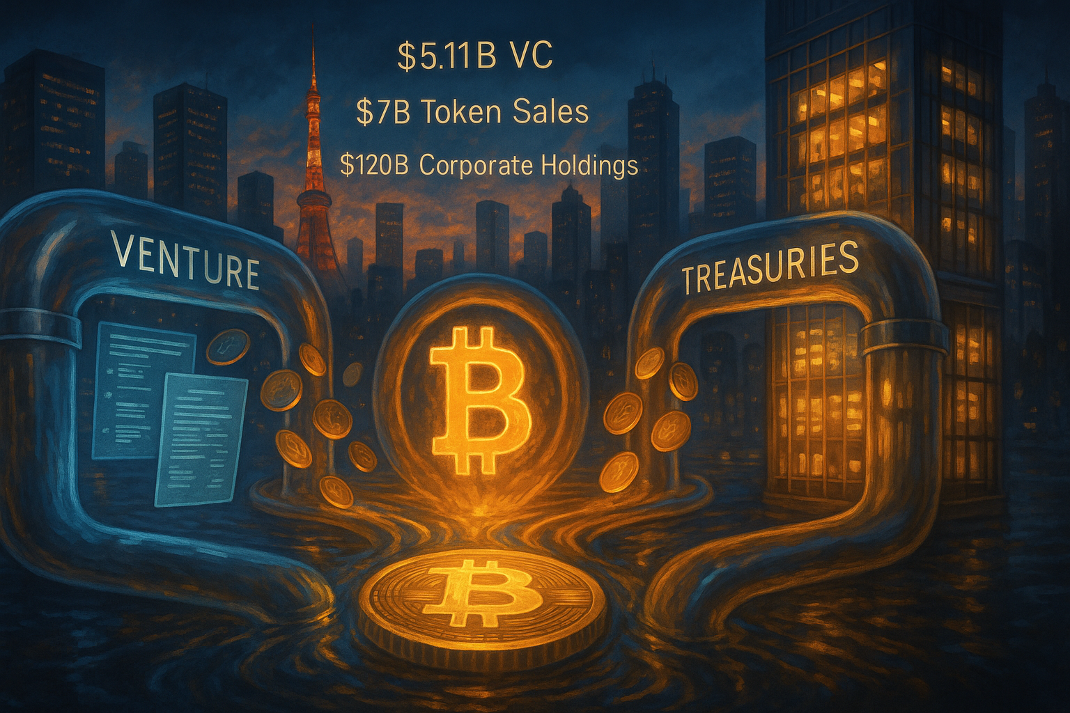 Crypto funding hits $5.11B in October as Asia’s corporates join Bitcoin’s structural bid