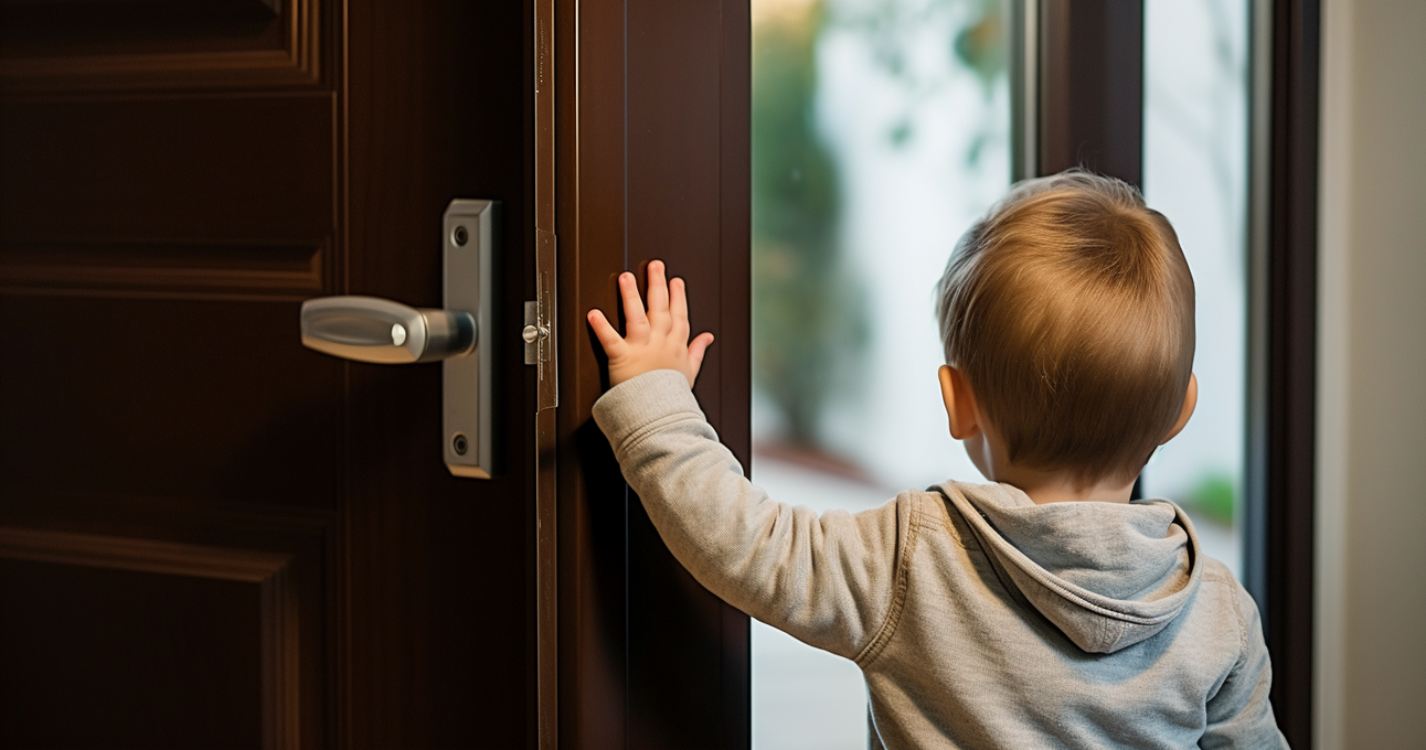 Easy Childproof Cabinet Doors