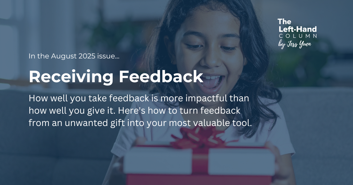 Feedback is a gift, you say? What's the return policy?
