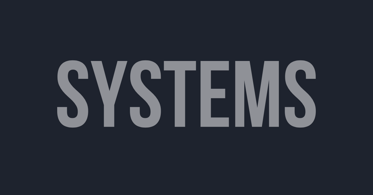 The System that Keeps Me Sane