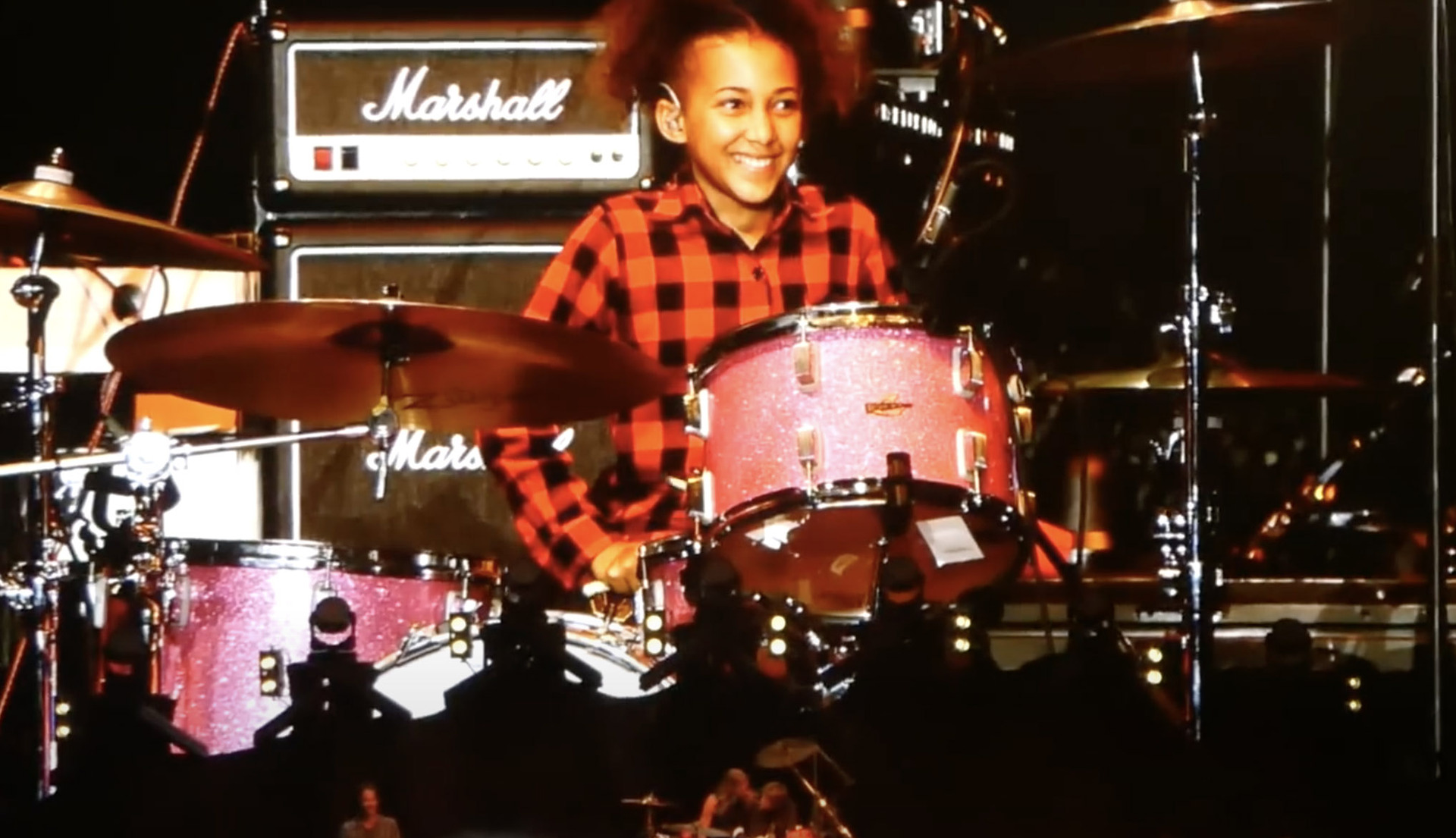11 Year Old British Drumming Prodigy Nandi Bushell Joins Foo Fighters on Stage