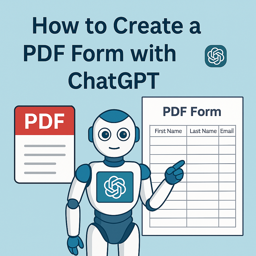 How I Created a PDF Form with ChatGPT