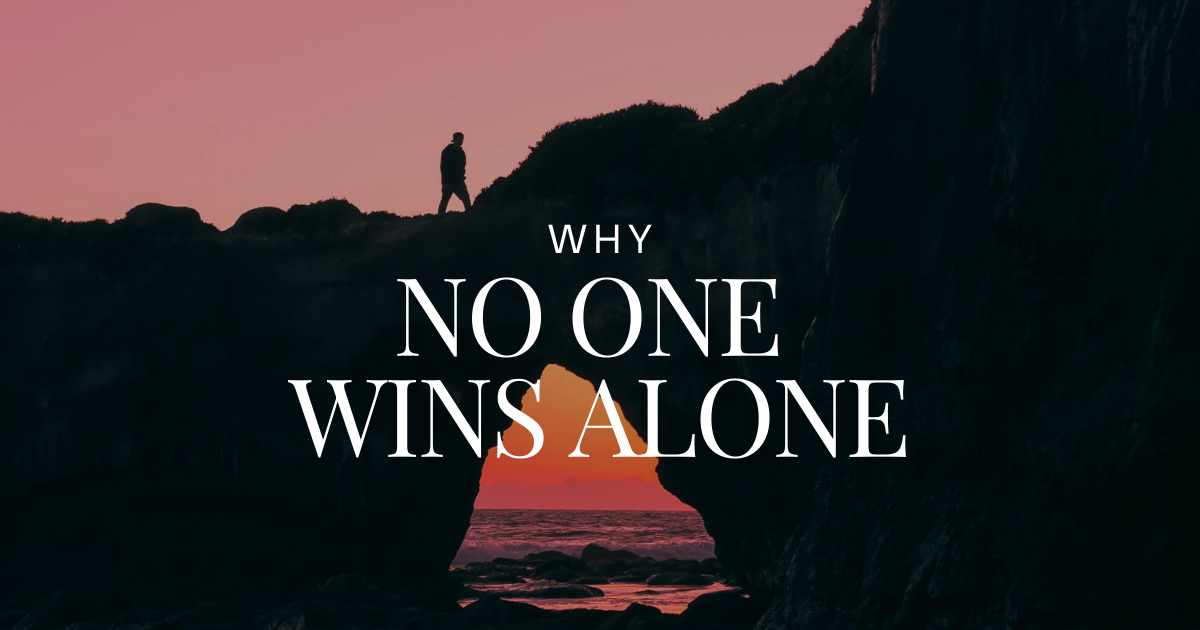 Why no one wins alone (and the Smart Money never tries)