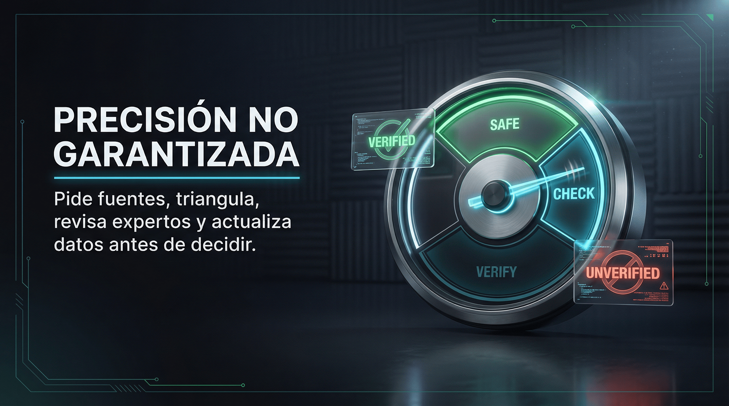 LA VERDAD SOBRE LA PRECISIÓN DE LA IA: ¿CUÁNDO CONFIAR Y CUÁNDO VERIFICAR?