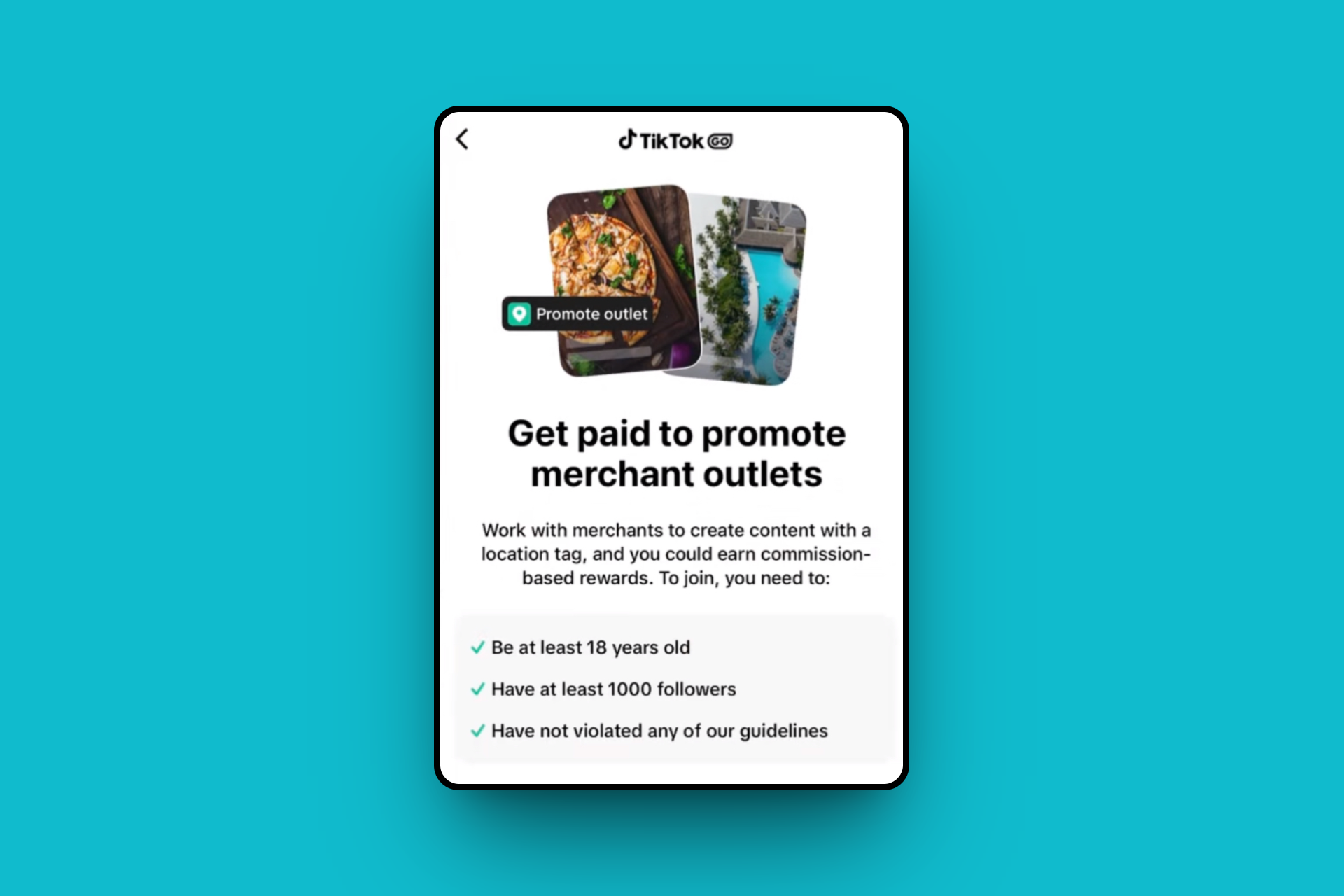 TikTok Go Pays Creators for Hotel & Restaurant Content 🏨