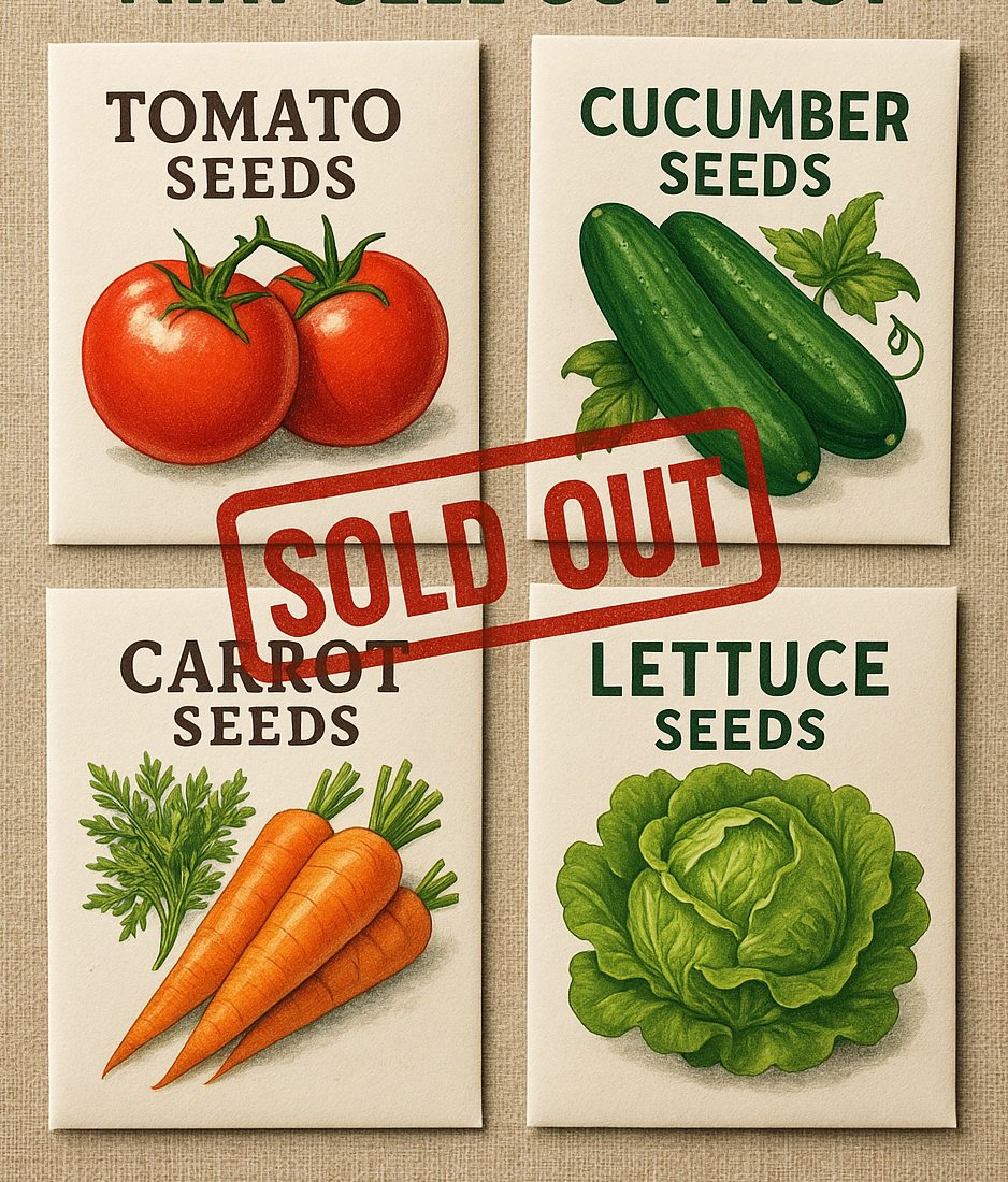 Fastest Selling Veggie Seeds !