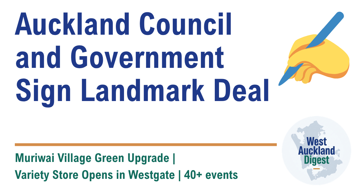 Auckland Council and Government Sign Landmark Deal