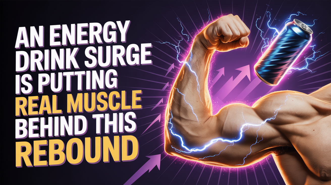 An Energy Drink Surge Is Putting Real Muscle Behind This Rebound
