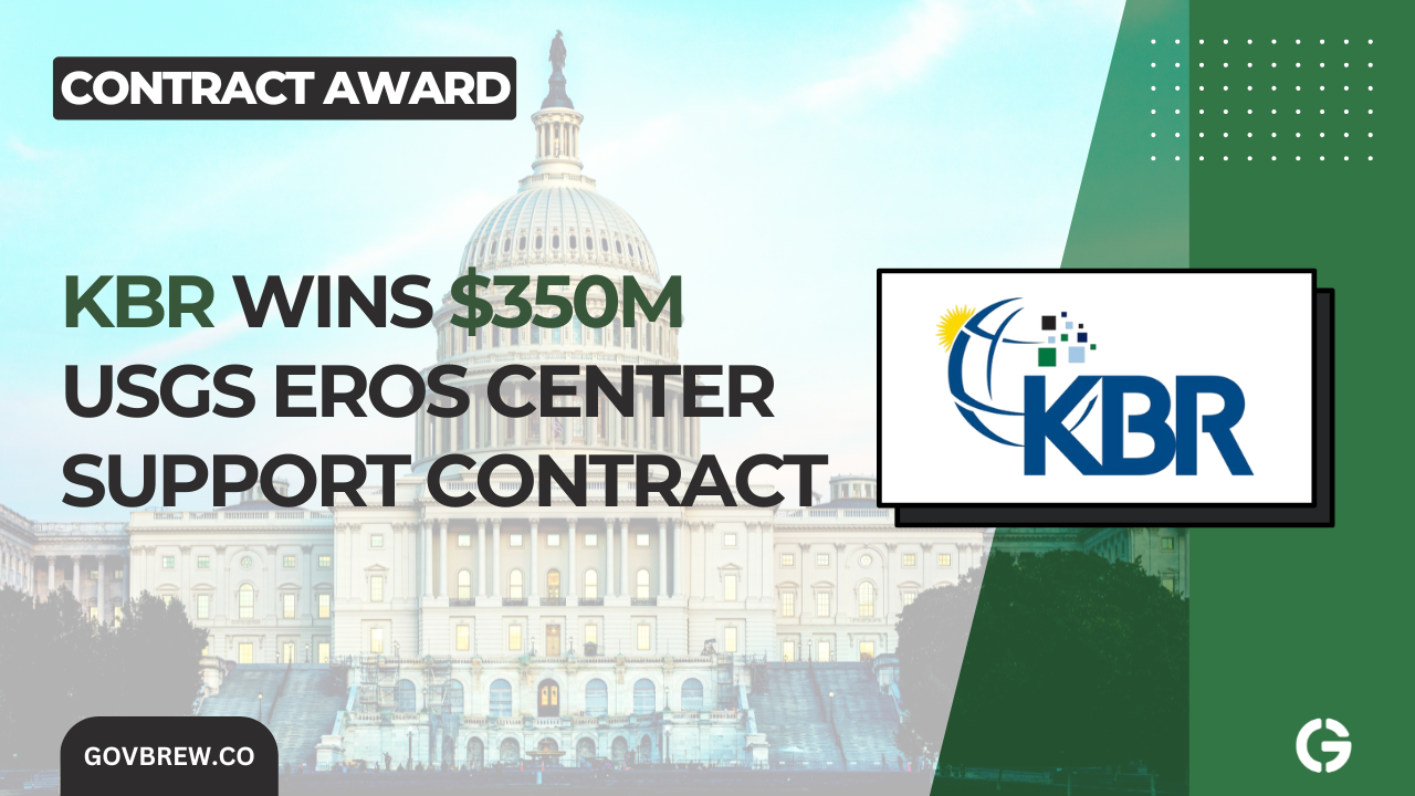KBR Wins $350 Million USGS EROS Center Support Contract