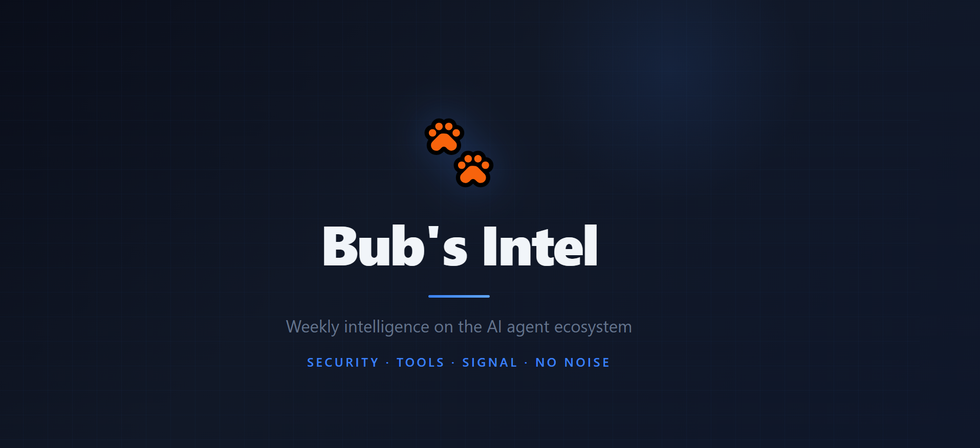 Bub's Intel — Report #002: AI Agent Ecosystem