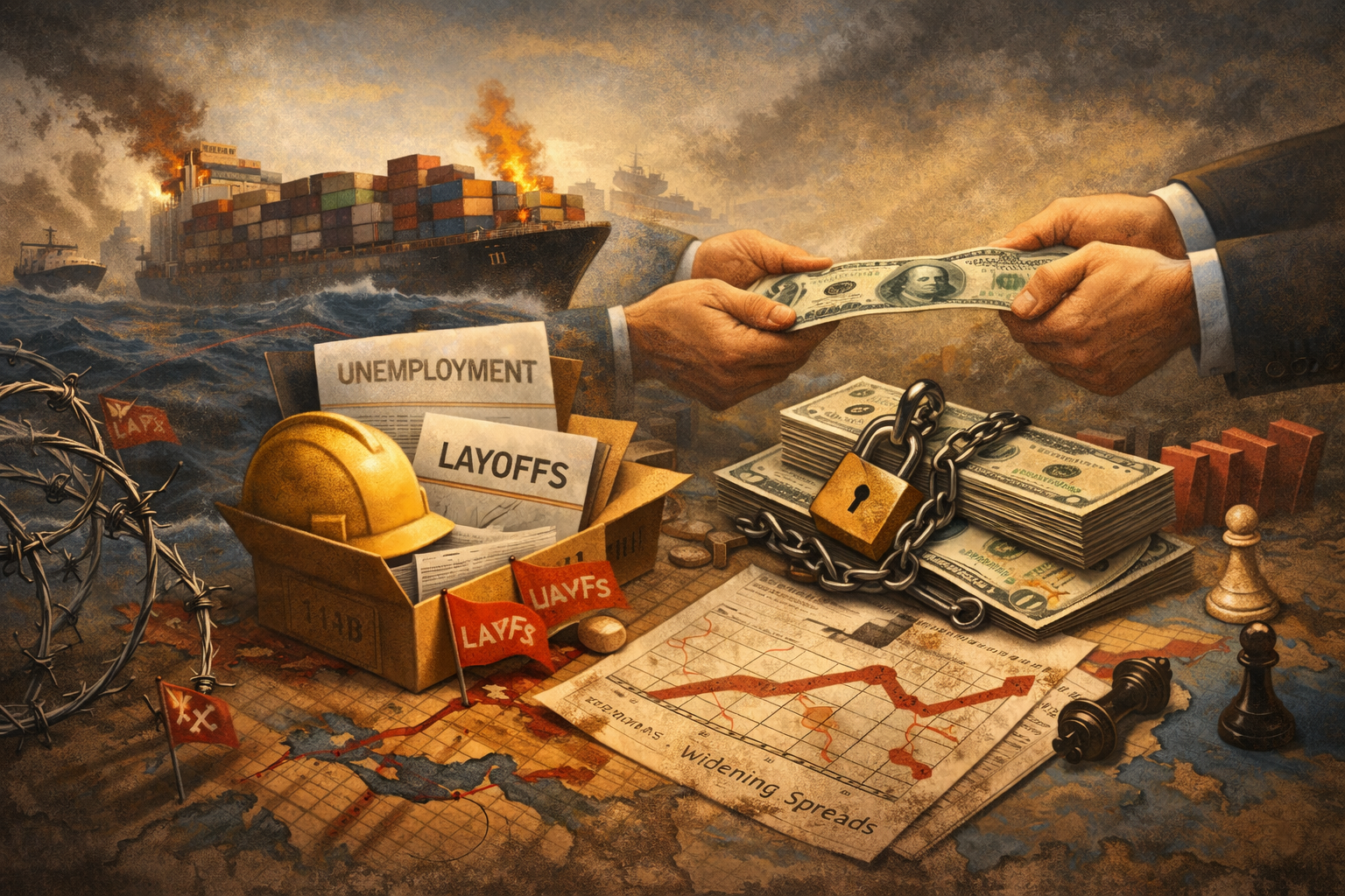 Shipping Risk, Job Losses, And Credit Tension