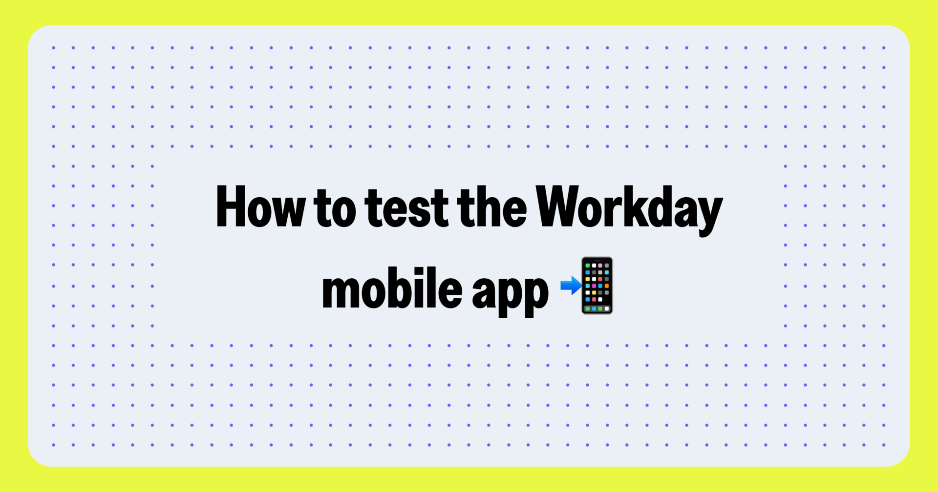Connect your testing tenants to the WD mobile app