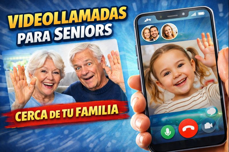 Videollamadas para seniors: mantenerse cerca de la familia