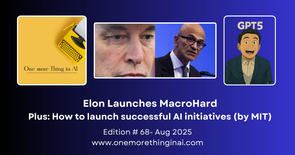 Elon takes aim at Microsoft and Launches MacroHard